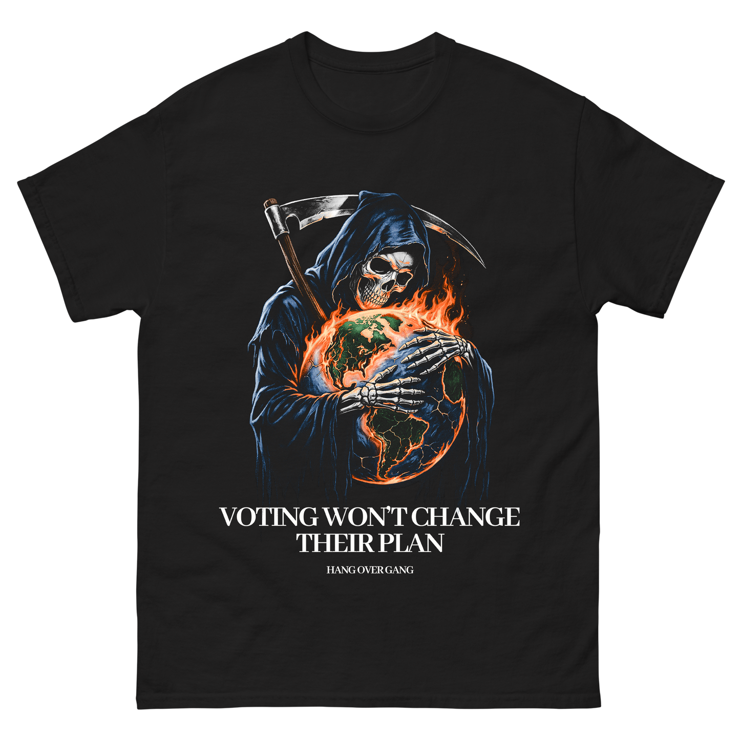 "Voting Wont Change The Plan" T-Shirt