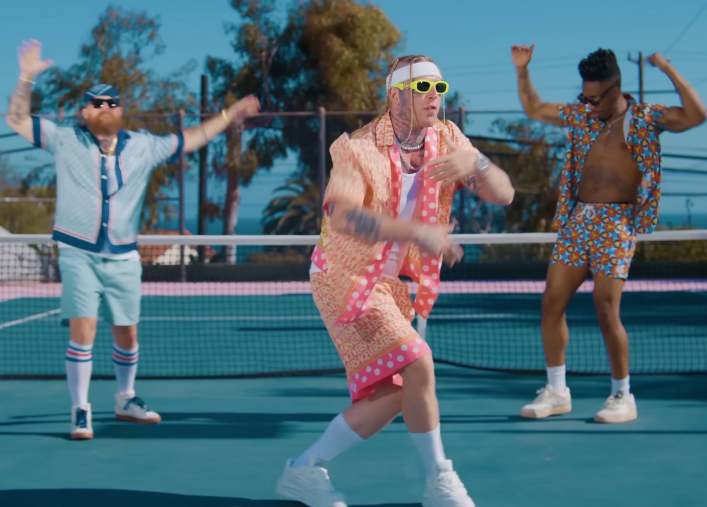 AUTOGRAPHED "Black and White feat Dax and Adam Calhoun" Pink Versace Fit