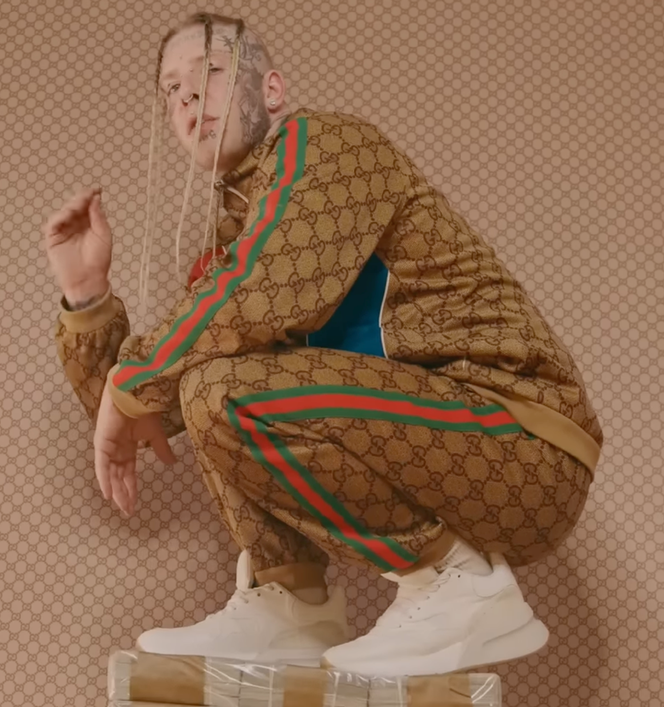 AUTOGRAPHED "No Lives Matter" Gucci Tracksuit