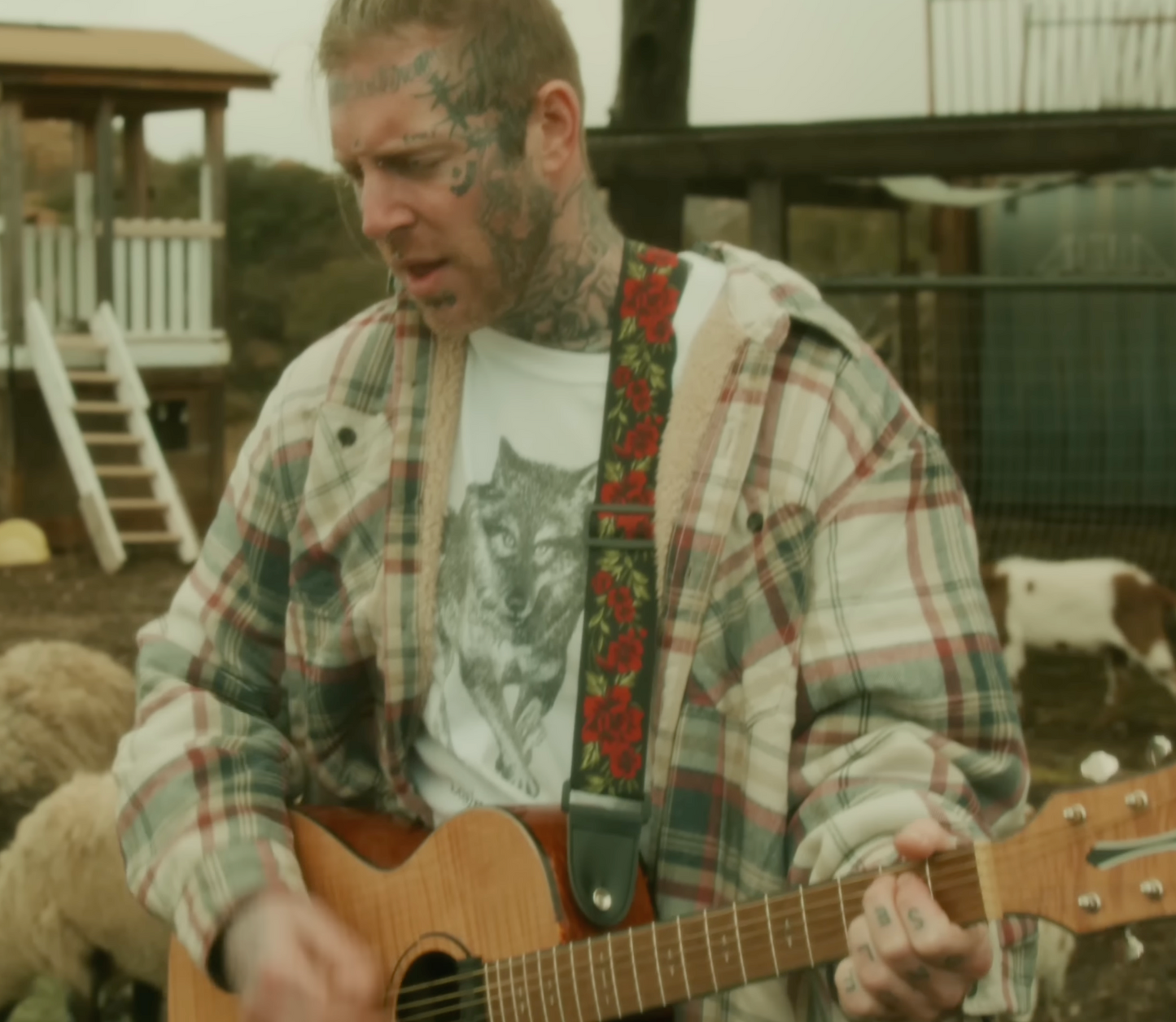 AUTOGRAPHED "Man In The Sky" Wolf Shirt