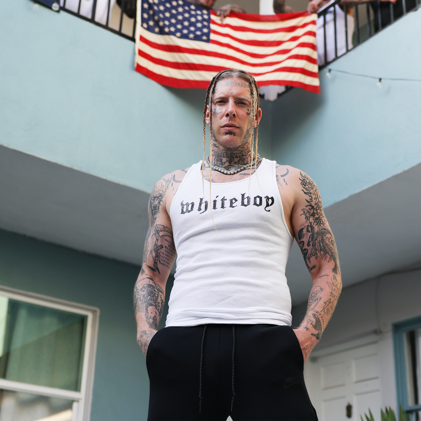 "Whiteboy" Classic Ribbed Tank