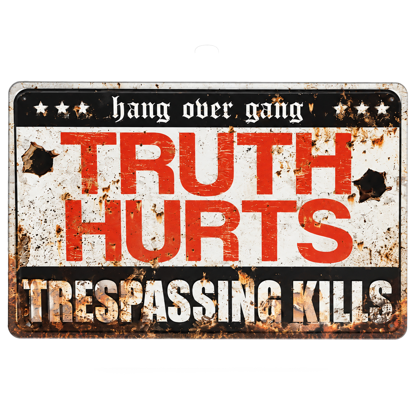 "Truthurts" Metal Sign