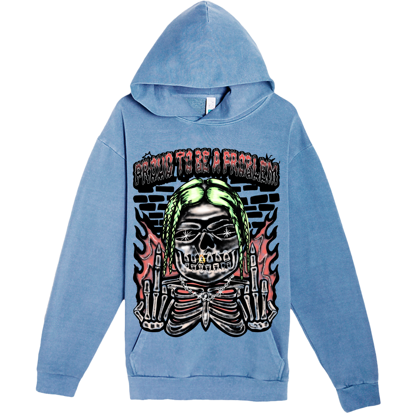 "Middle Finger" Punk Hoodie