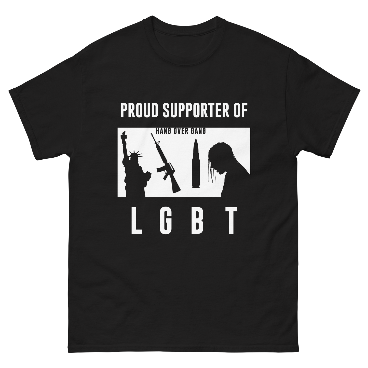 "L G B T" Proud Supporter T-Shirt