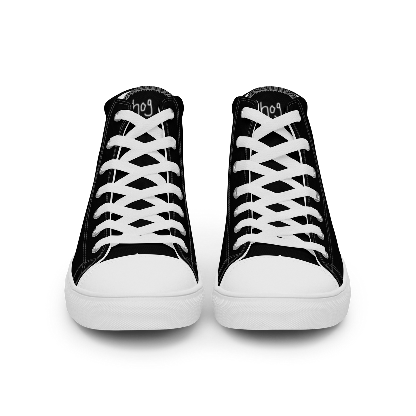 "HOG" Black High-Tops