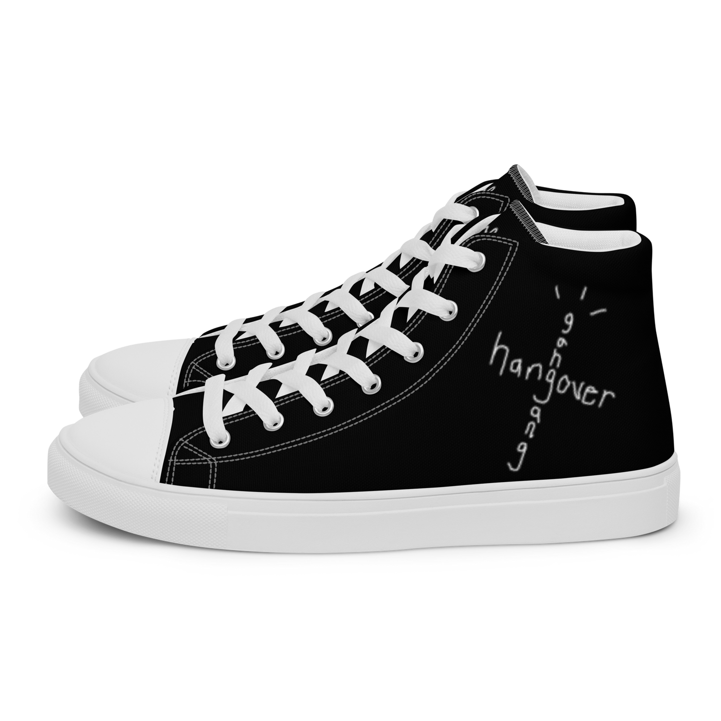 "HOG" Black High-Tops