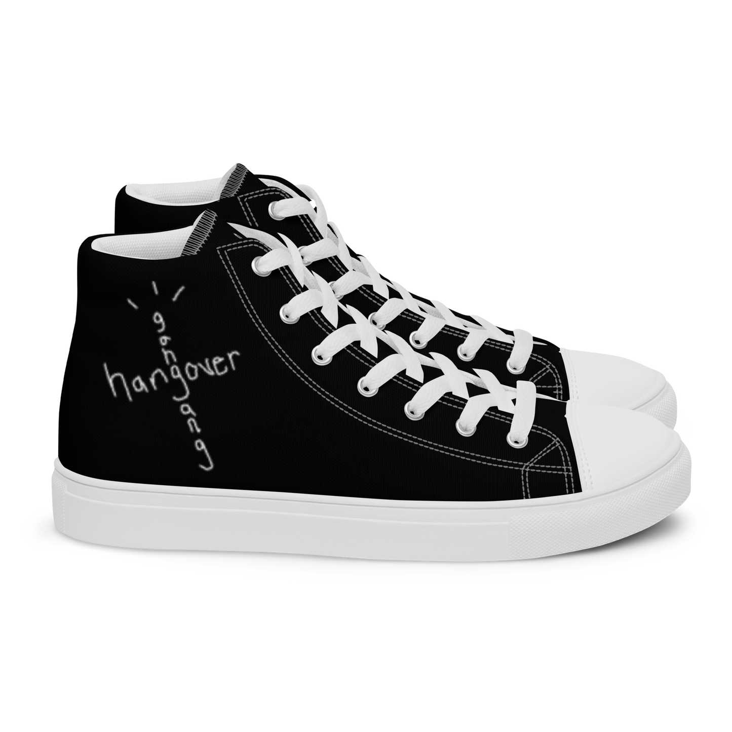 "HOG" Black High-Tops