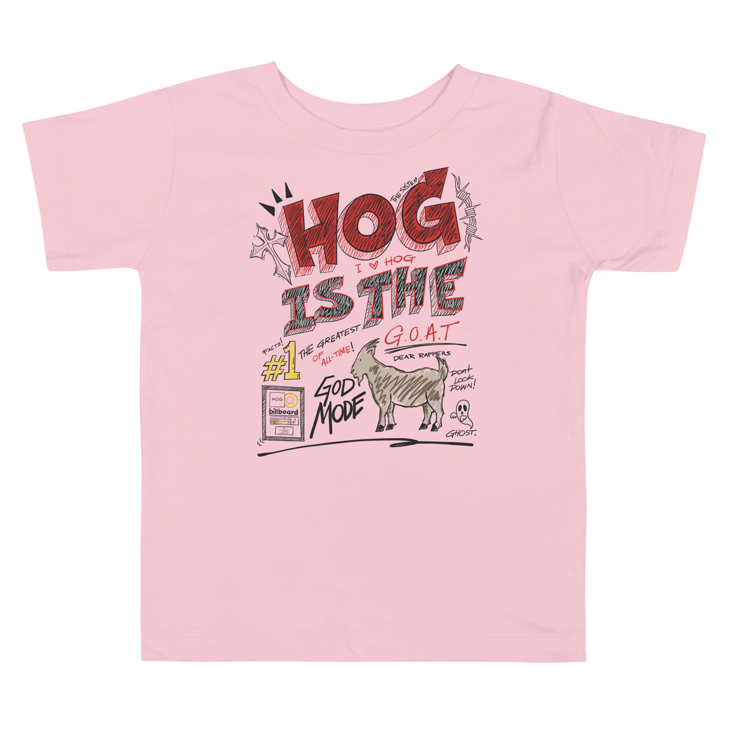 Toddler "HOG is the G.O.A.T" T-shirt