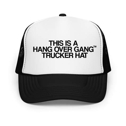 This is a "Hang Over Gang" Trucker Hat