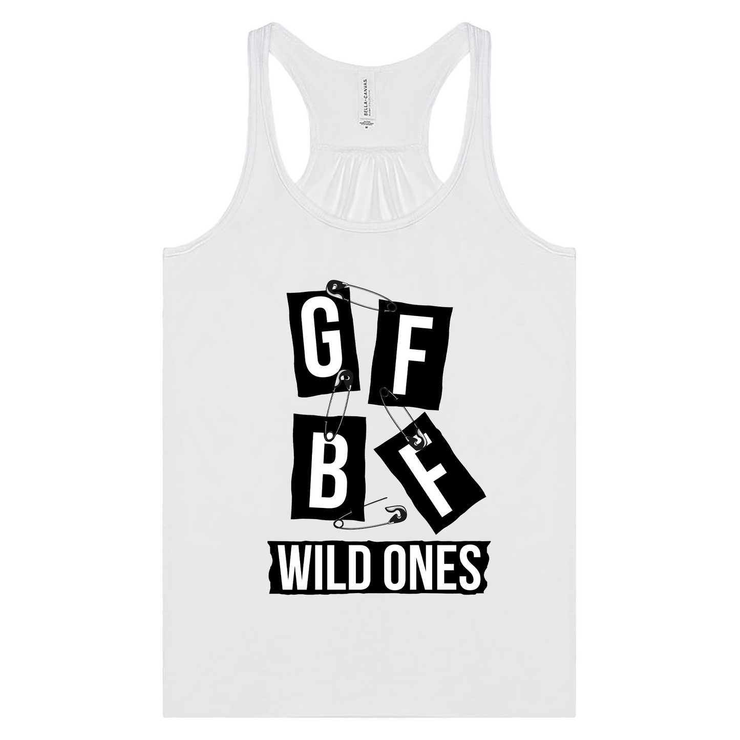 Womens "GFBF Wild Ones" Flowy Racerback Tank