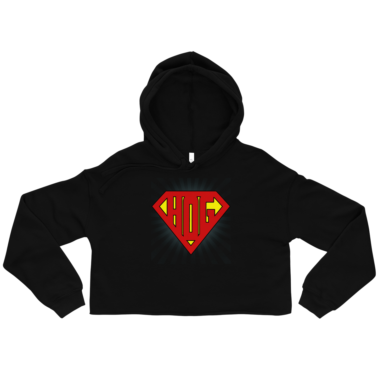 Womens "Superman" Crop Hoodie