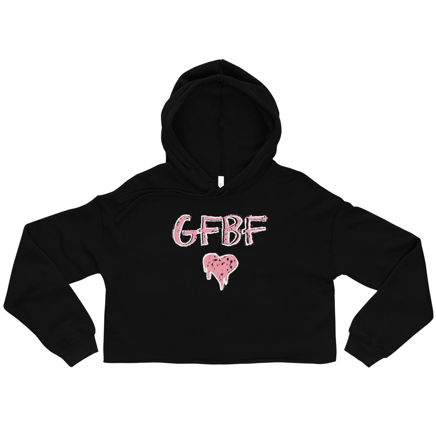 Womens "GFBF" Crop Hoodie