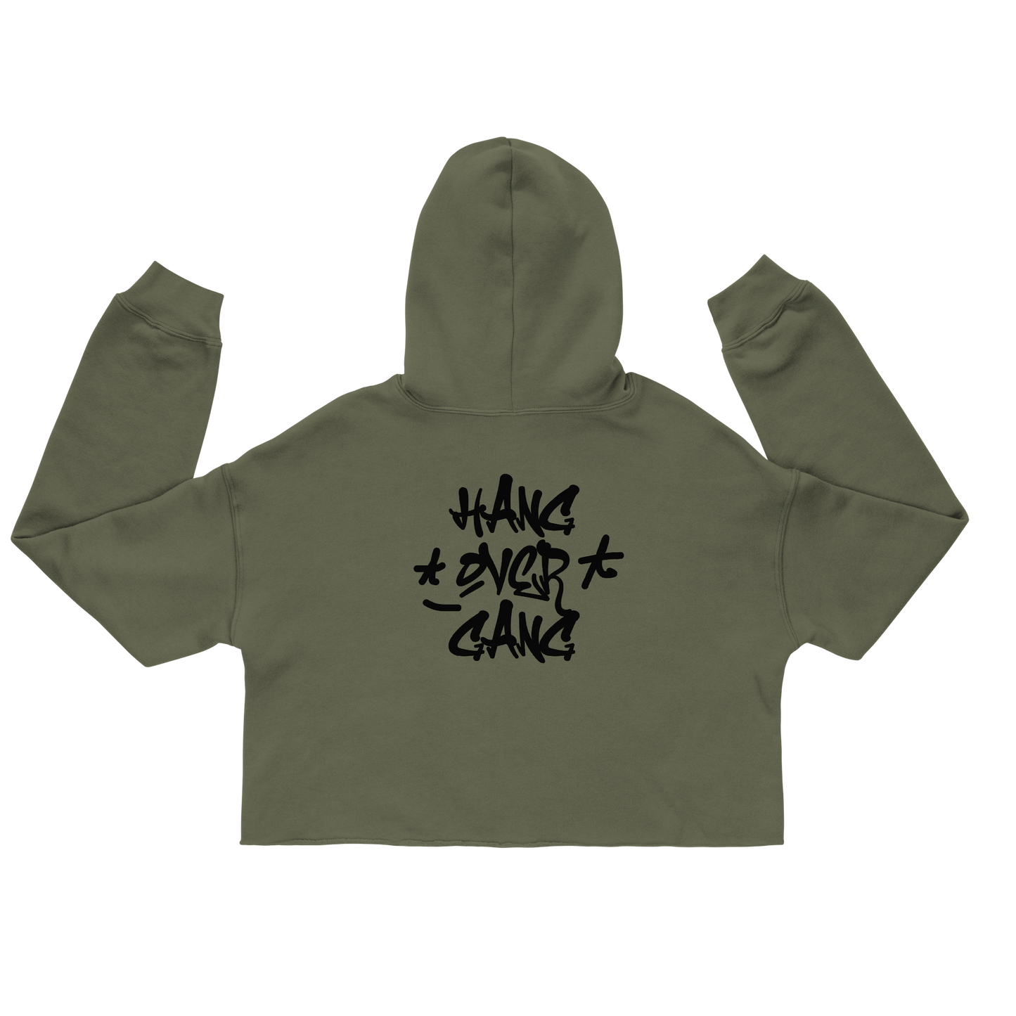 Womens "Smiley" Crop Hoodie