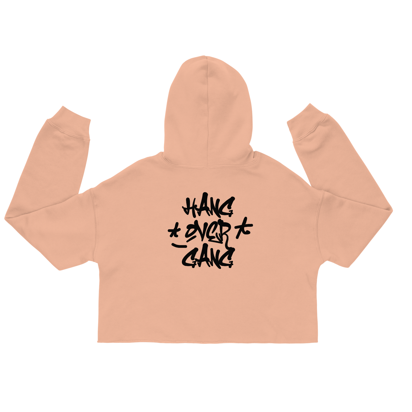 Womens "Smiley" Crop Hoodie