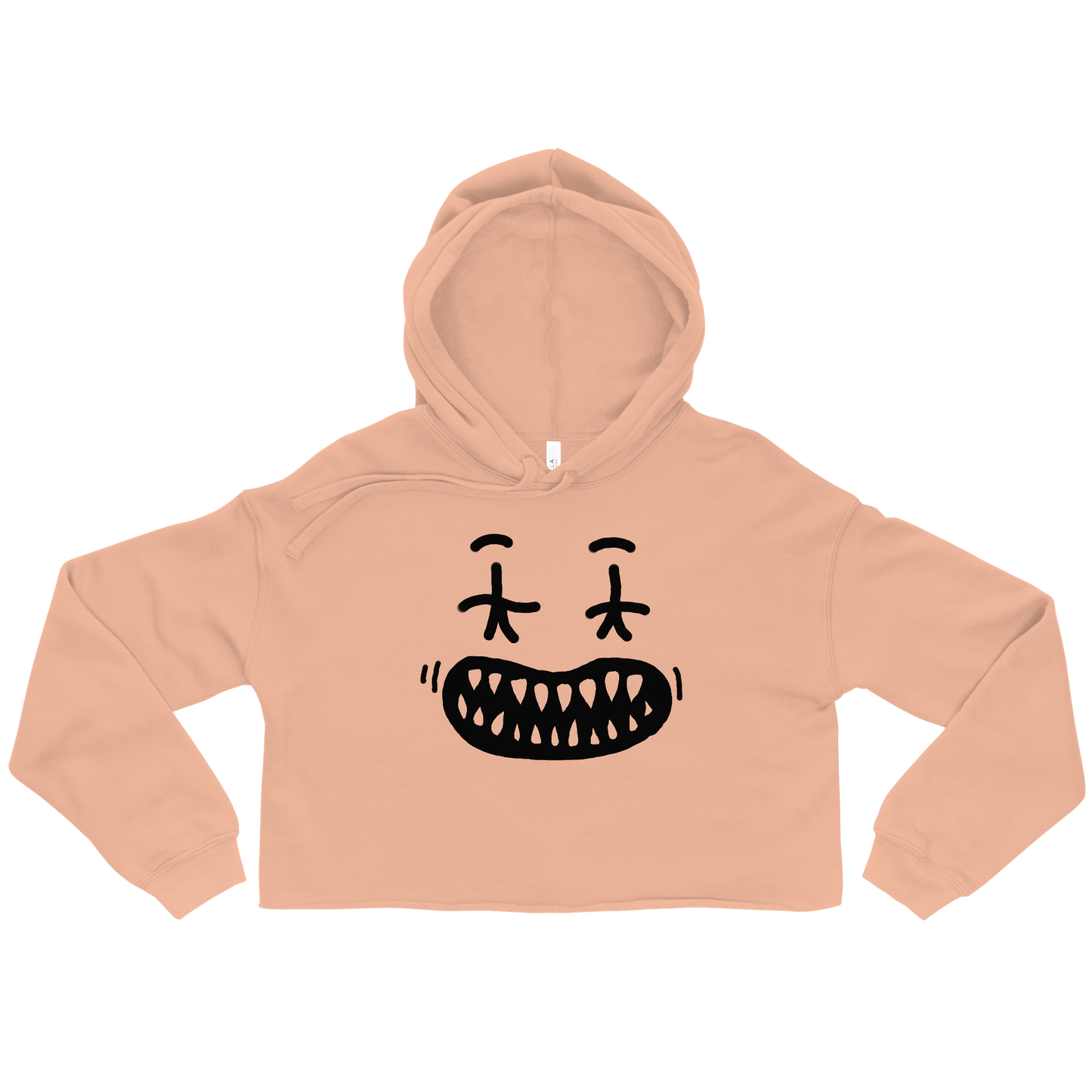 Womens "Smiley" Crop Hoodie
