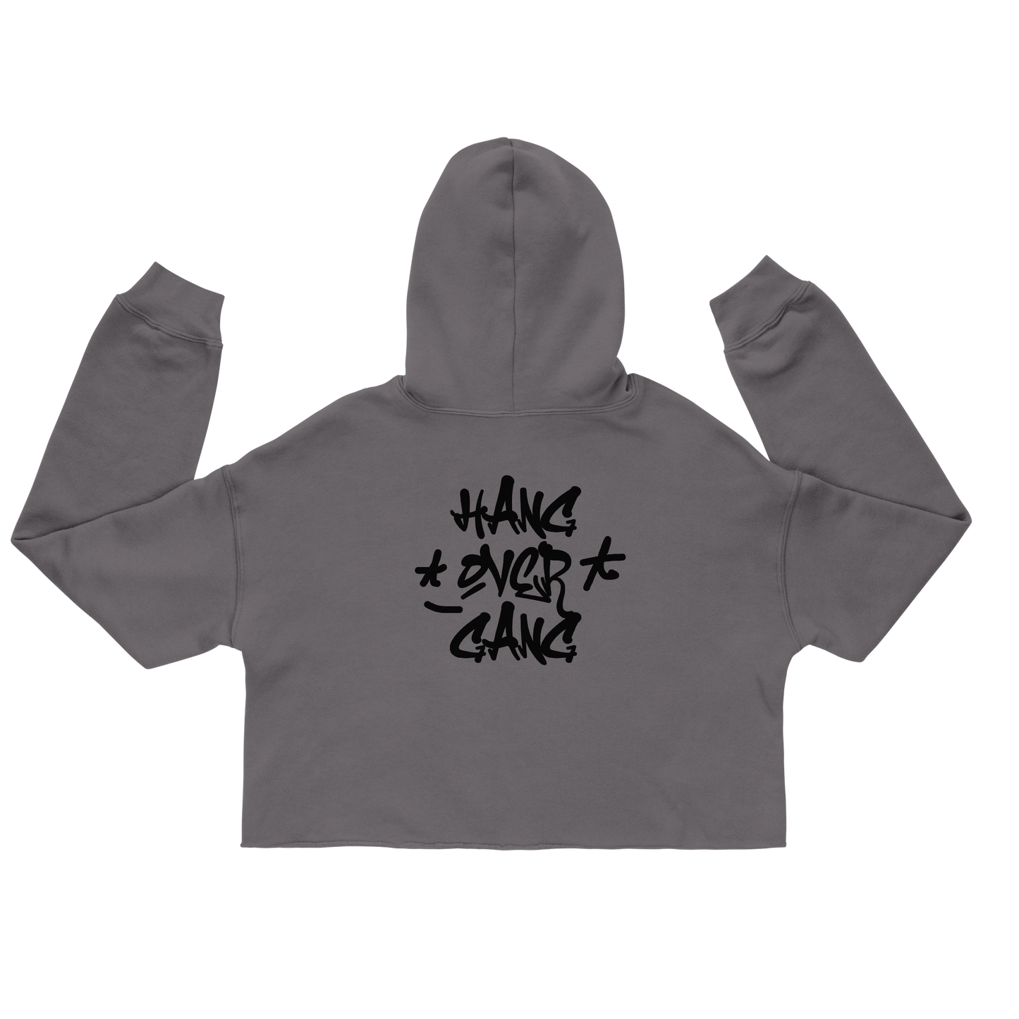 Womens "Smiley" Crop Hoodie