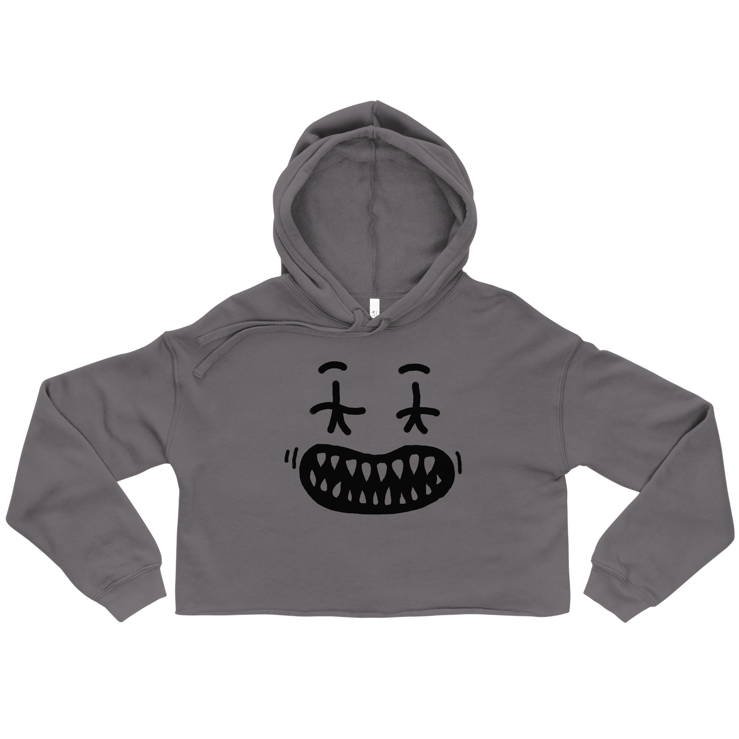 Womens "Smiley" Crop Hoodie