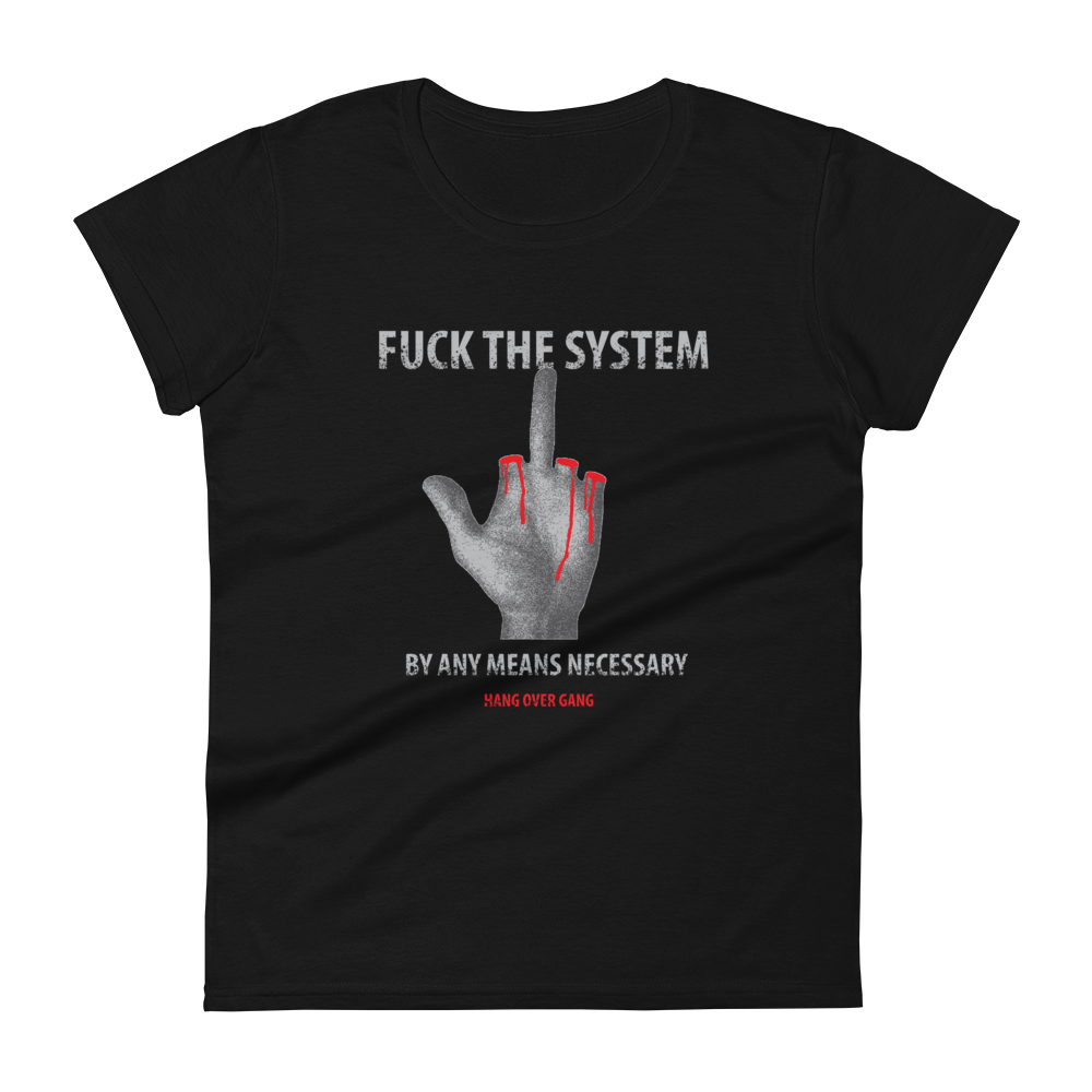 Womens "By Any Means Necessary" T-shirt