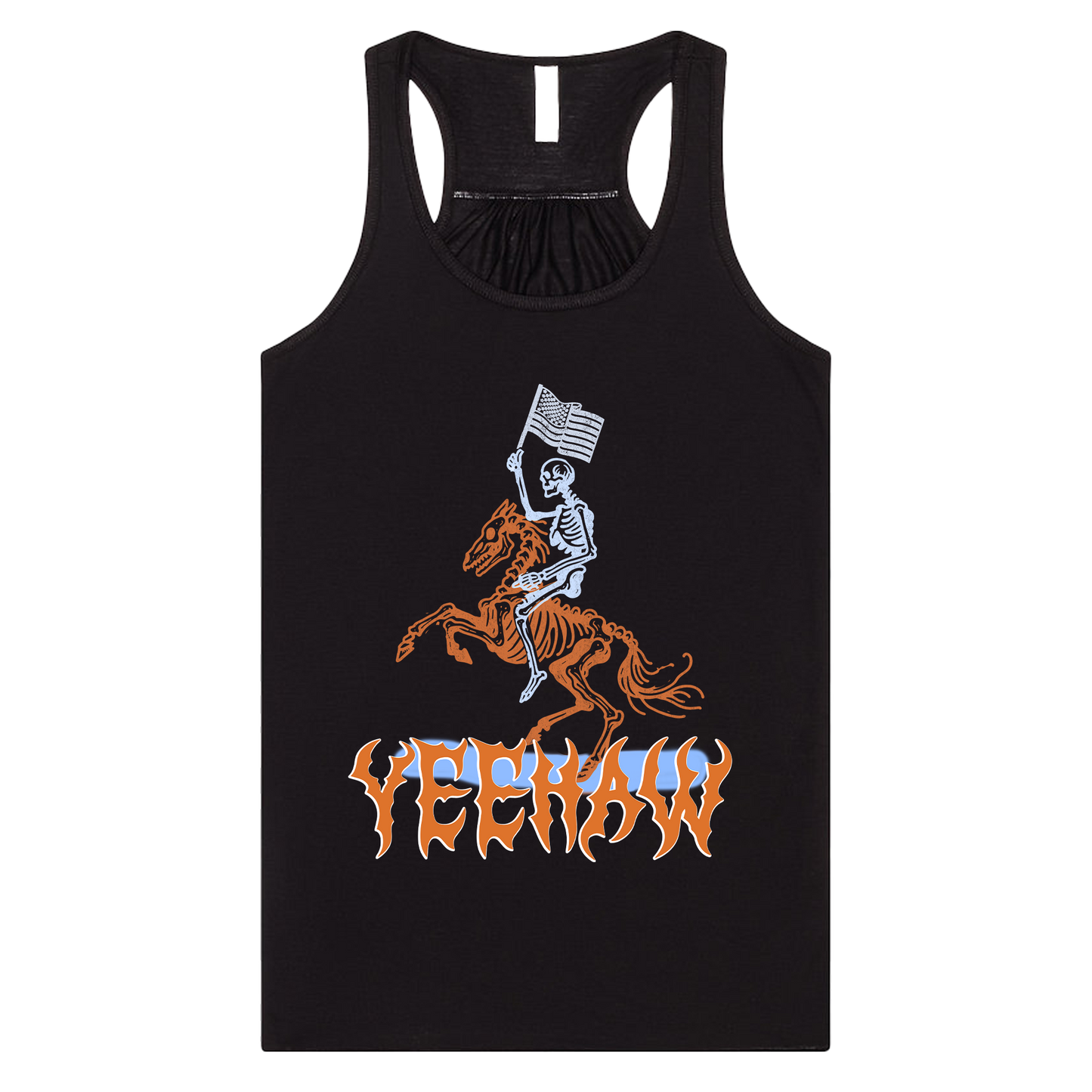 Womens "Yeehaw" Flowy Racerback Tank