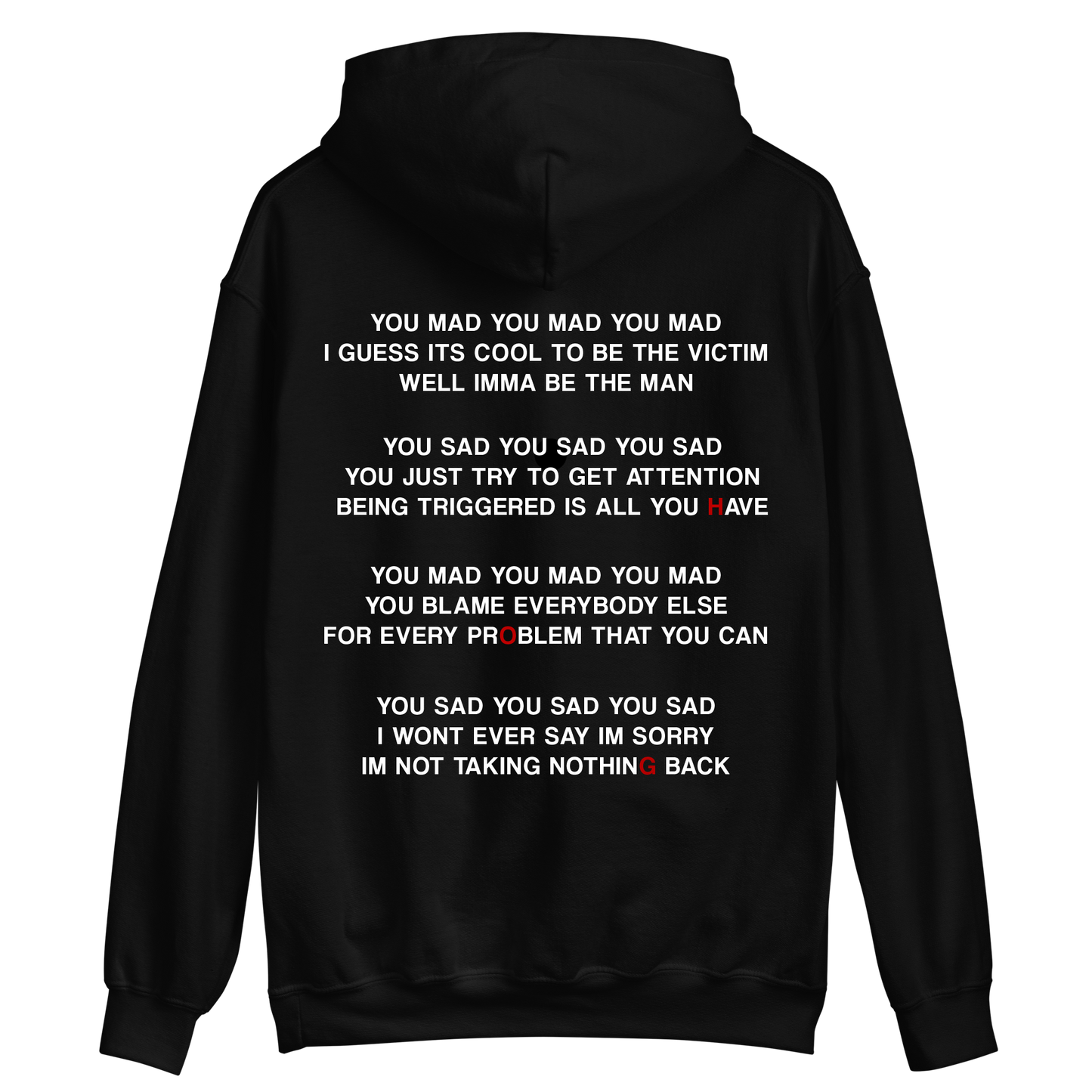 "I Dont Care" Hoodie