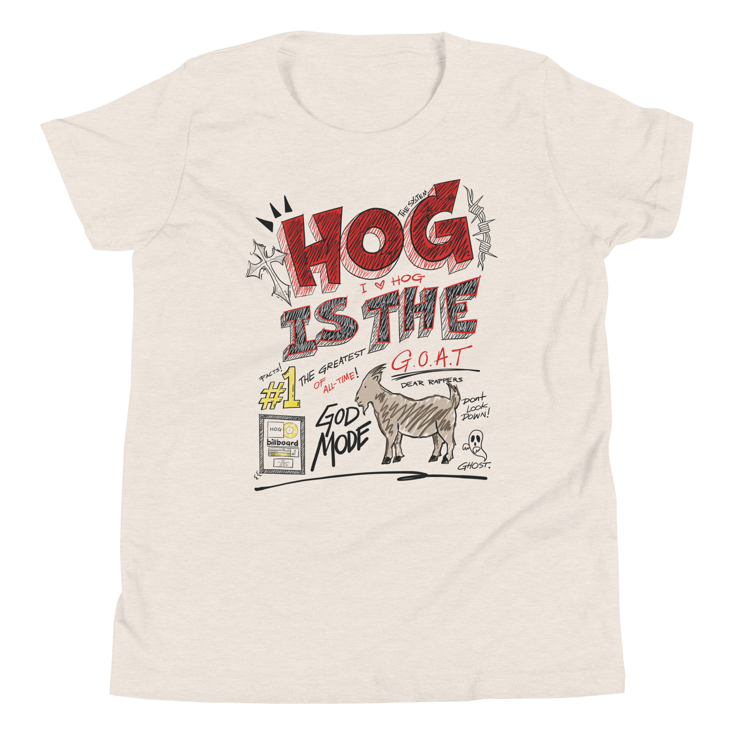 Youth "HOG is the G.O.A.T" T-Shirt