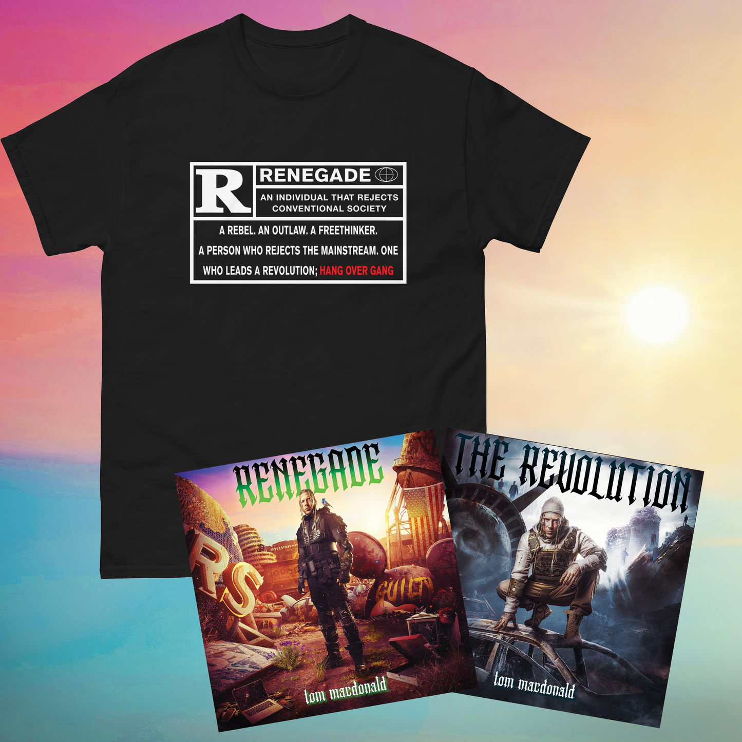 "Renegade" T-Shirt + Album Combo *not autographed
