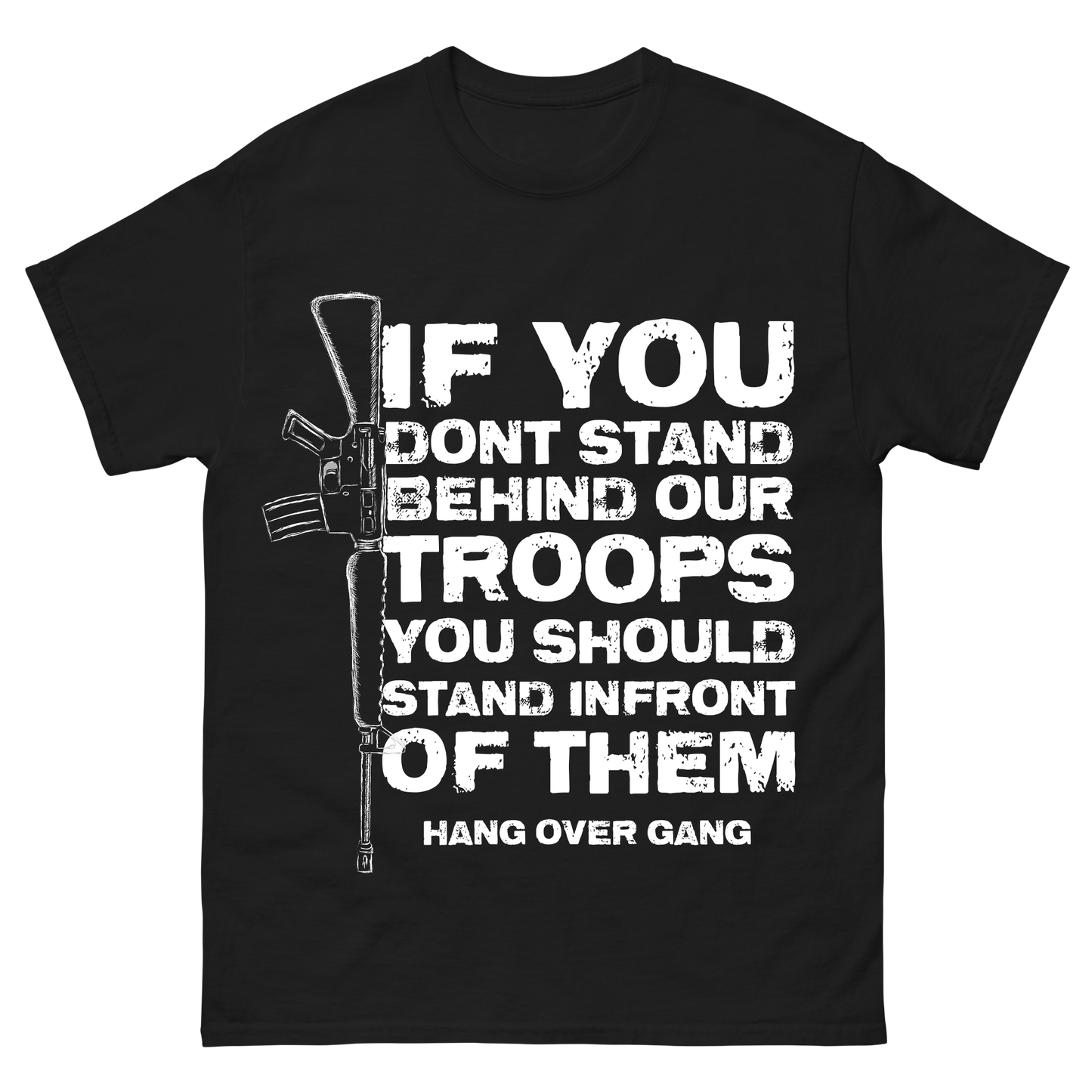 CHARITY SHIRT "Stand Behind Our Troops"