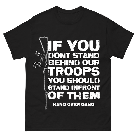CHARITY SHIRT "Stand Behind Our Troops"
