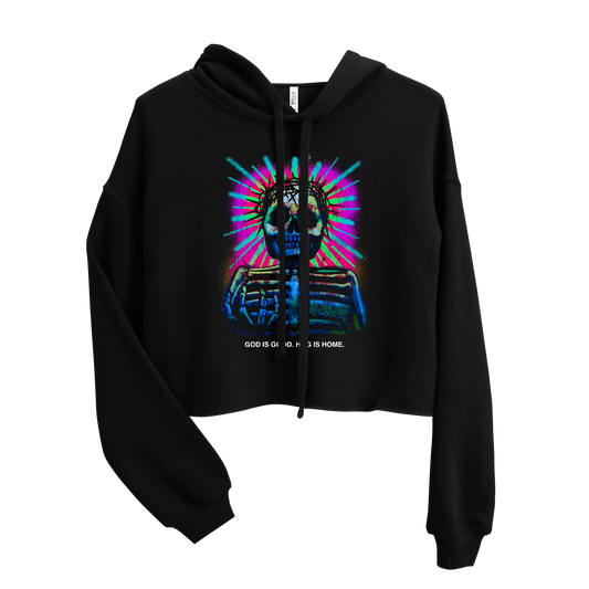 Womens "HOG is Home" Crop Hoodie