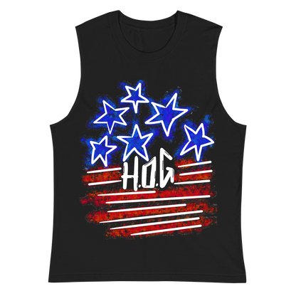 "H.O.G Stars and Stripes" Sleeveless Shirt