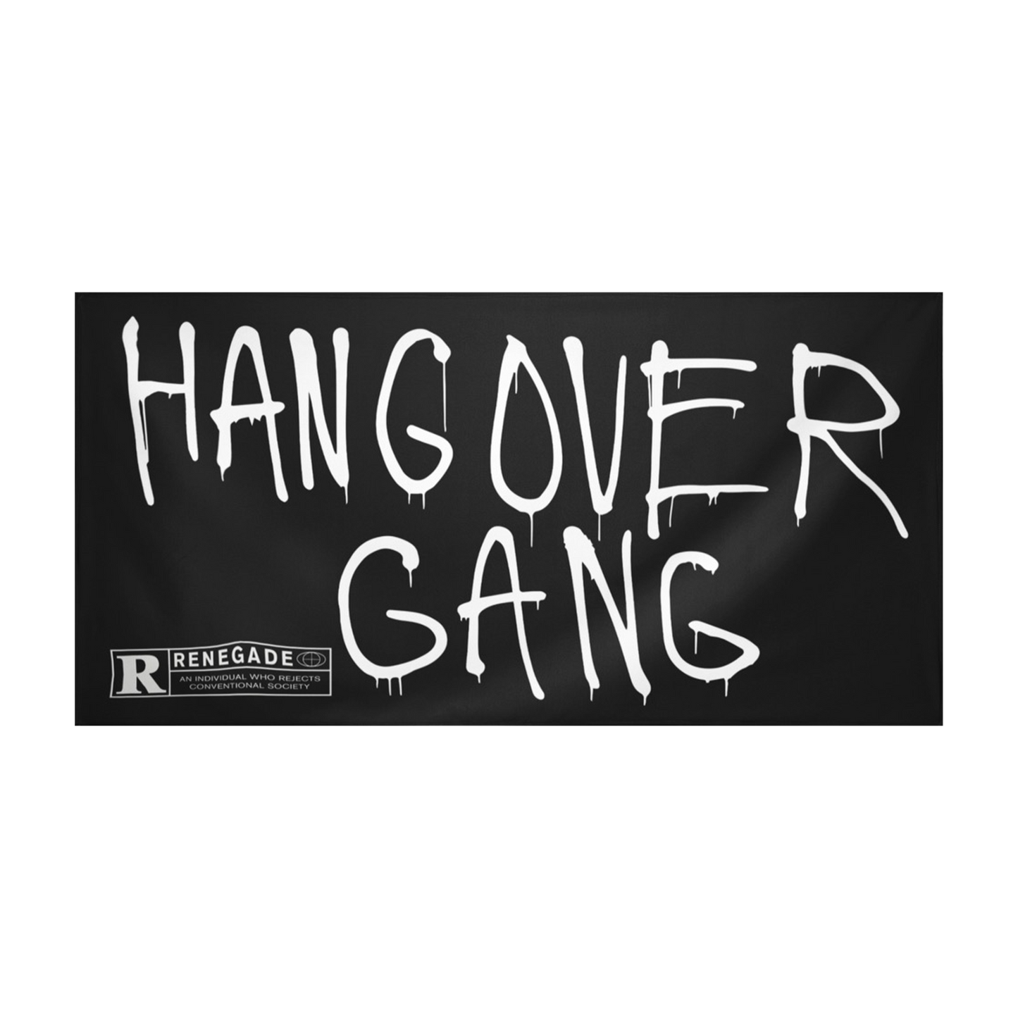 "Hang Over Gang" Graffiti Flag