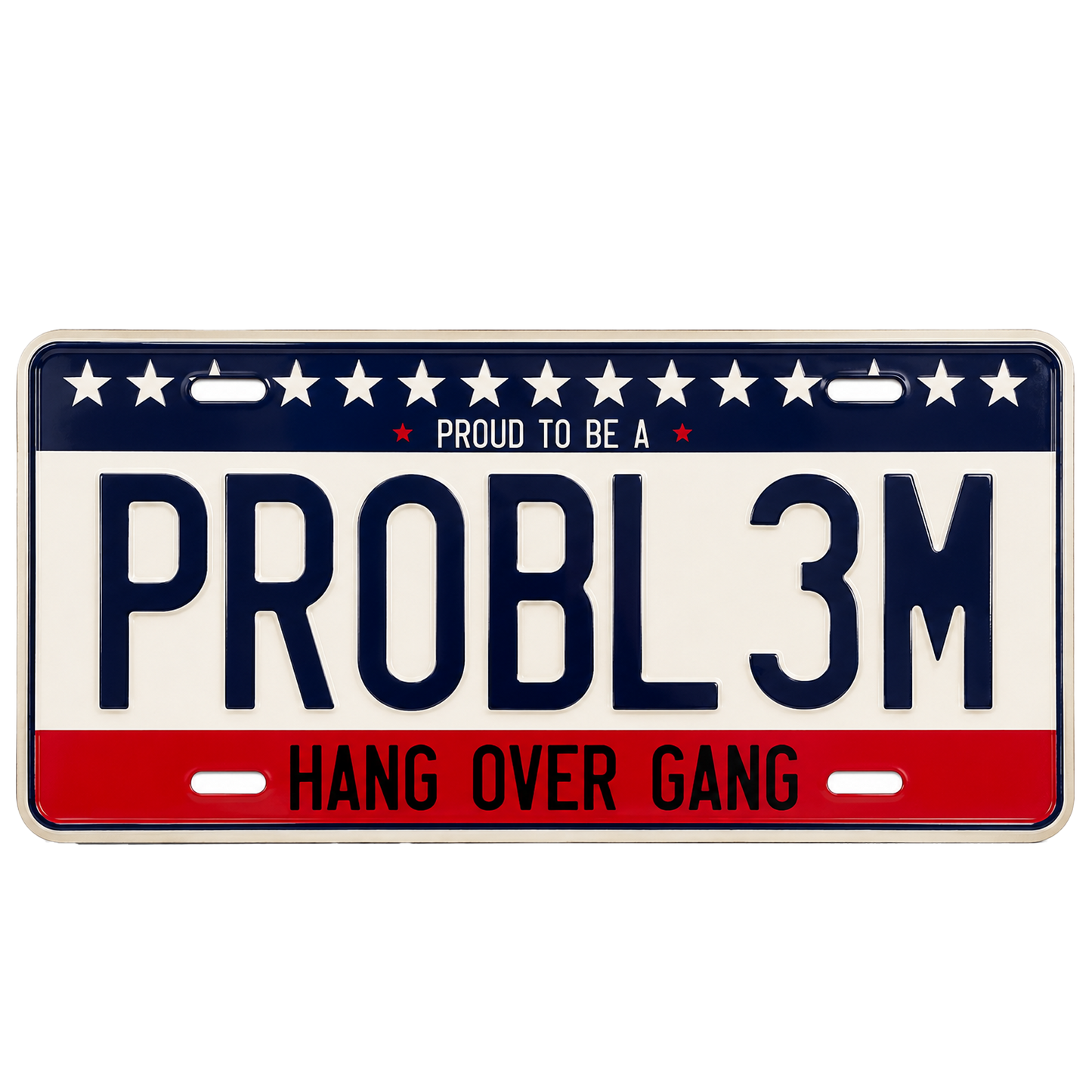 "Probl3m" License Plate
