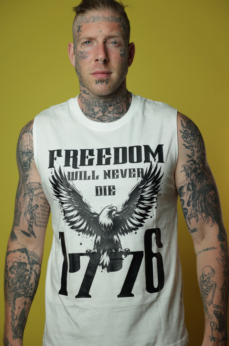 "Freedom Will Never Die" Sleeveless Shirt