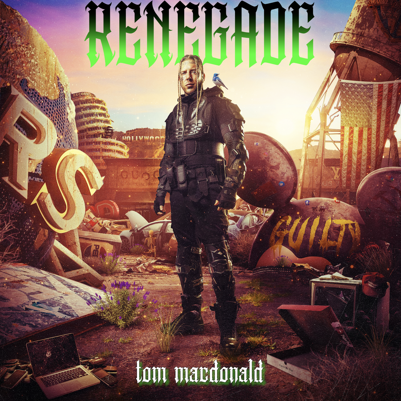 Autographed "Renegade" Album Cover Full Outfit