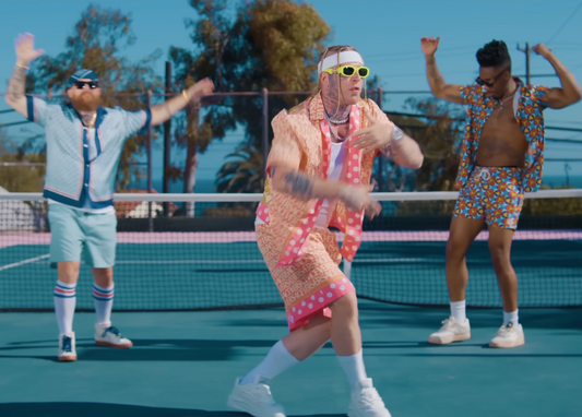 AUTOGRAPHED "Black and White feat Dax and Adam Calhoun" Pink Versace Fit