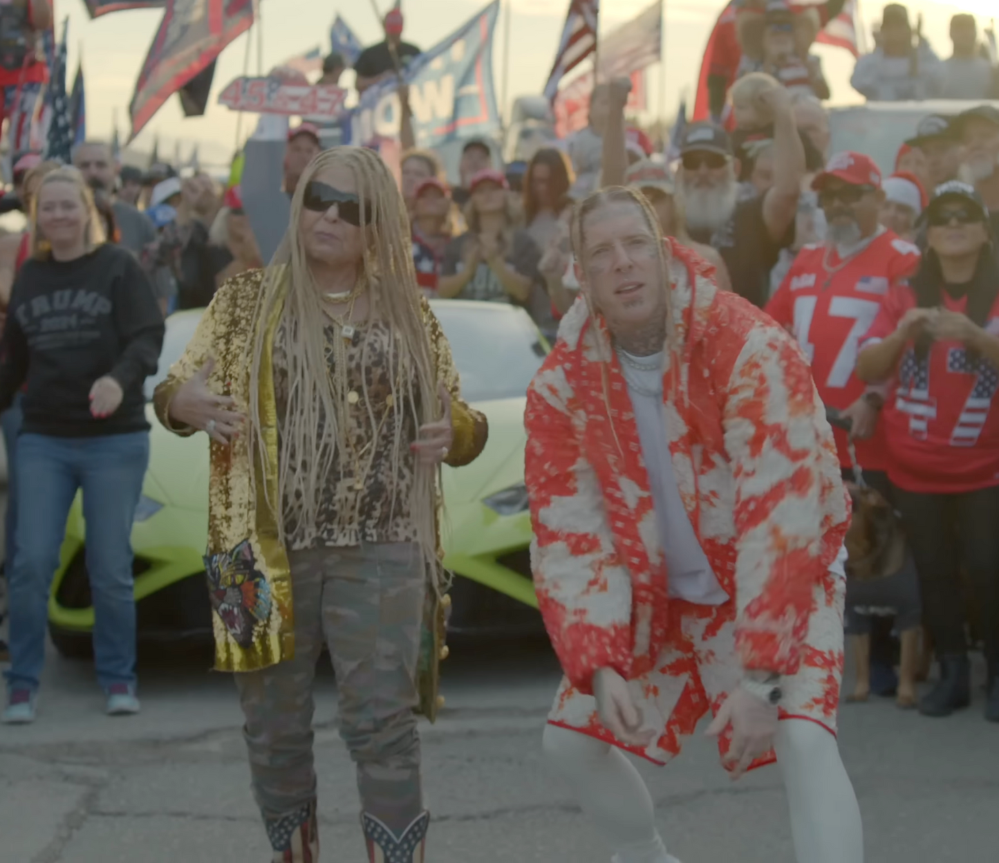 AUTOGRAPHED "Daddys Home" Red Louis Vuitton Outfit