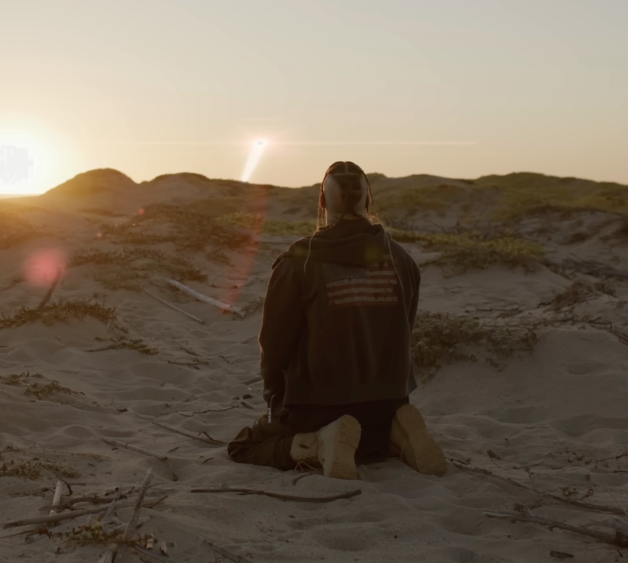 AUTOGRAPHED "Woke World" American Flag Hoodie