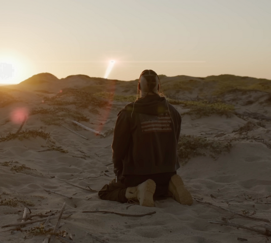 AUTOGRAPHED "Woke World" American Flag Hoodie