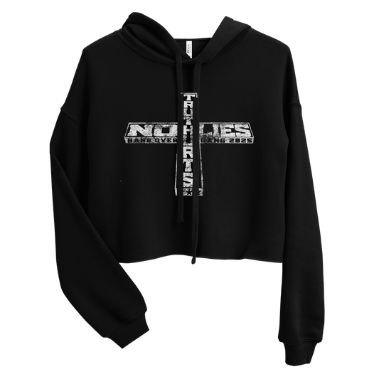 Womens "Truthurts-No Lies" Crop Hoodie