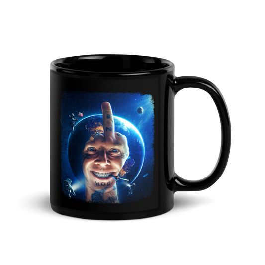 "Tom Middle Finger" Glossy Mug