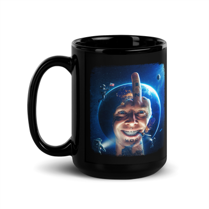 "Tom Middle Finger" Glossy Mug