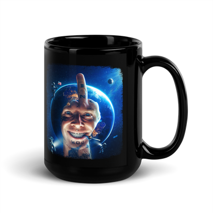 "Tom Middle Finger" Glossy Mug