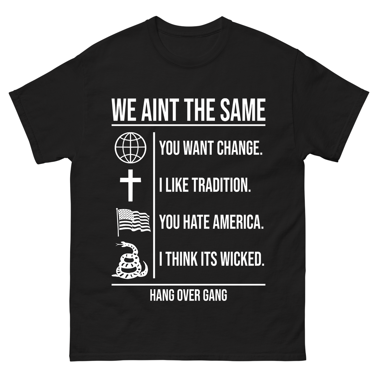 "I Think its Wicked" Black T-Shirt