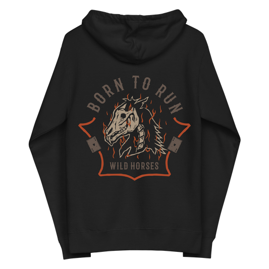 "Born To Run" Zip-up Hoodie