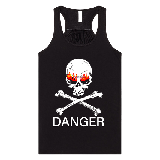 "Skull and Crossbones" Flowy Racerback Tank