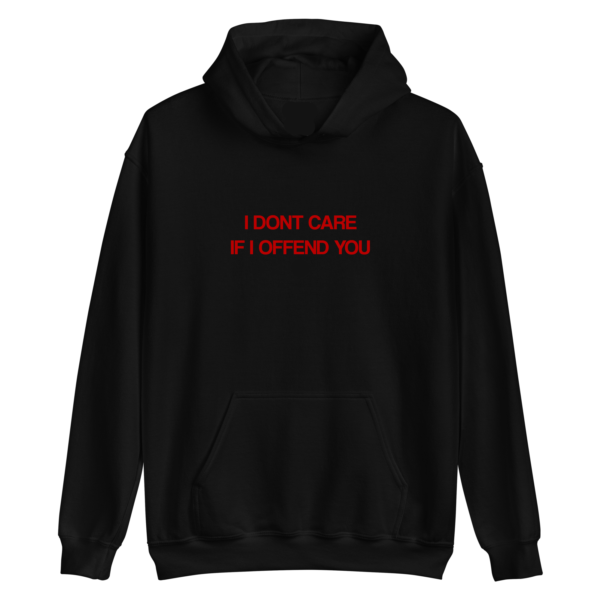 "I Dont Care" Hoodie – HANG OVER GANG