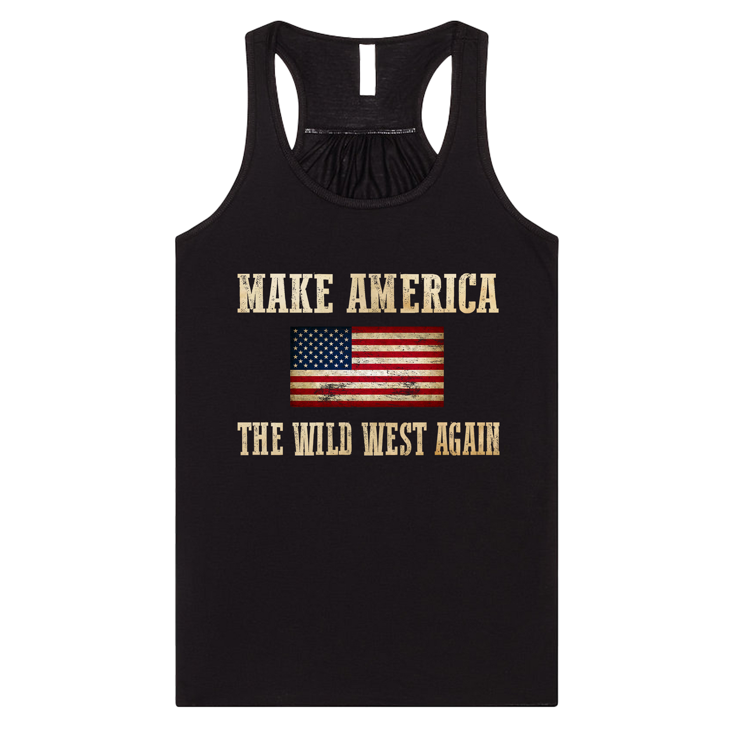 "Wild West" Flowy Racerback Tank