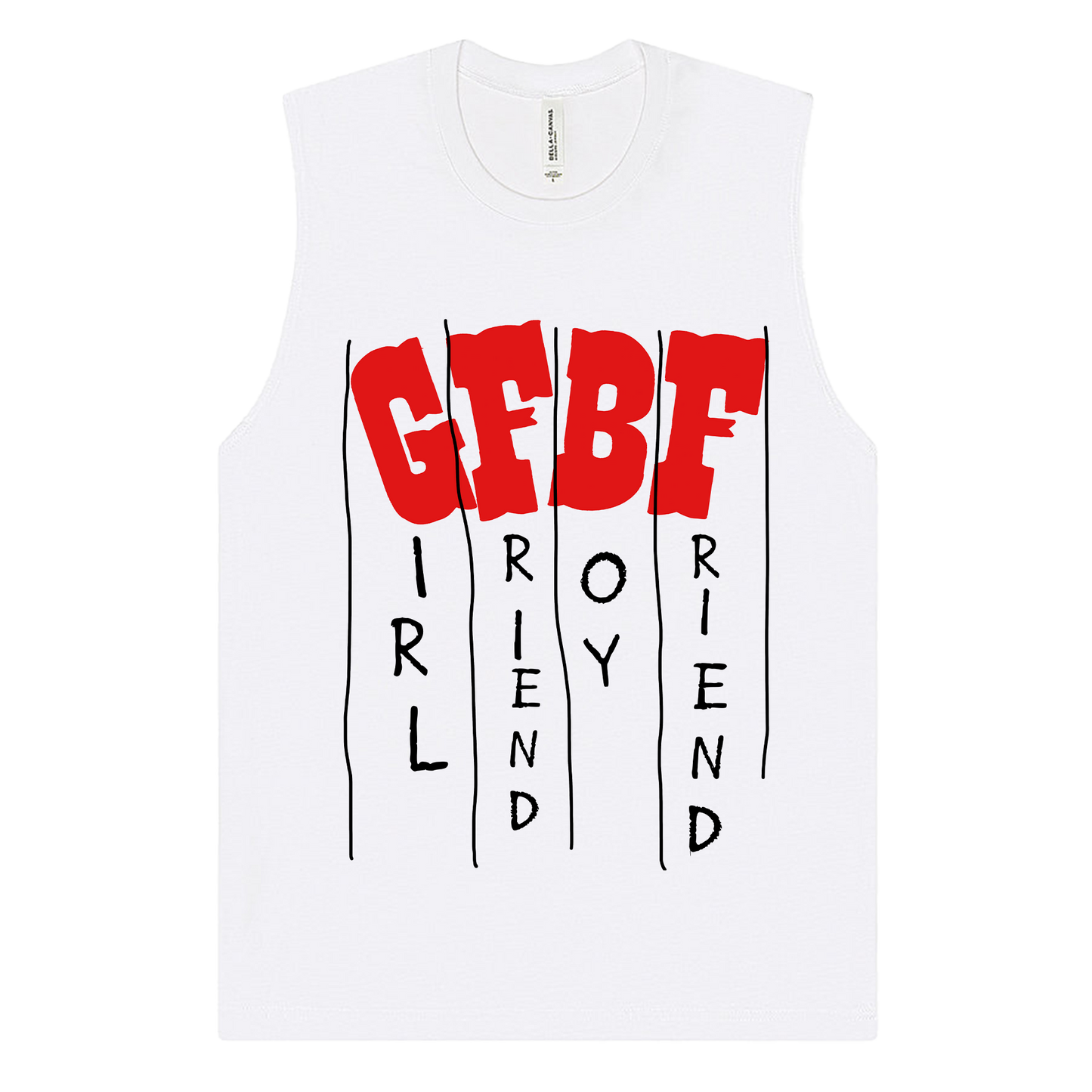 "GFBF" Sleeveless Shirt