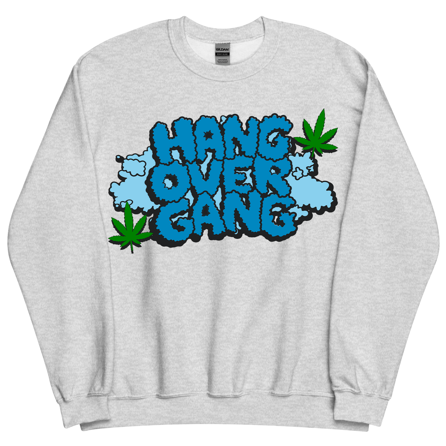 "Hang Over Gang" Puff Print Sweatshirt