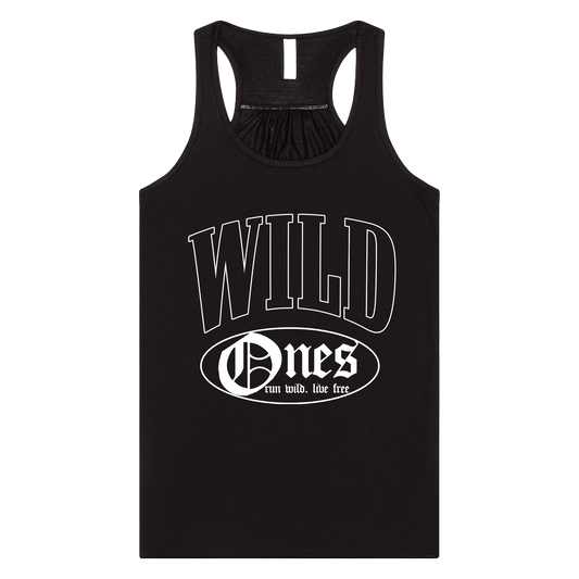 "Run Wild. Live Free" Flowy Racerback Tank